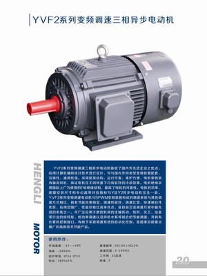 荣成恒力YVP、YVF2 180m-4-18.5变频调速三相异步电动机微型电机全面解析